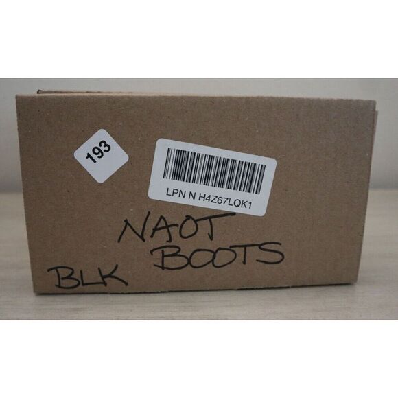 Naot Women's Sz 40 US 9 Water Resistant Black Leather Helm Ankle Booties - Picture 13 of 13